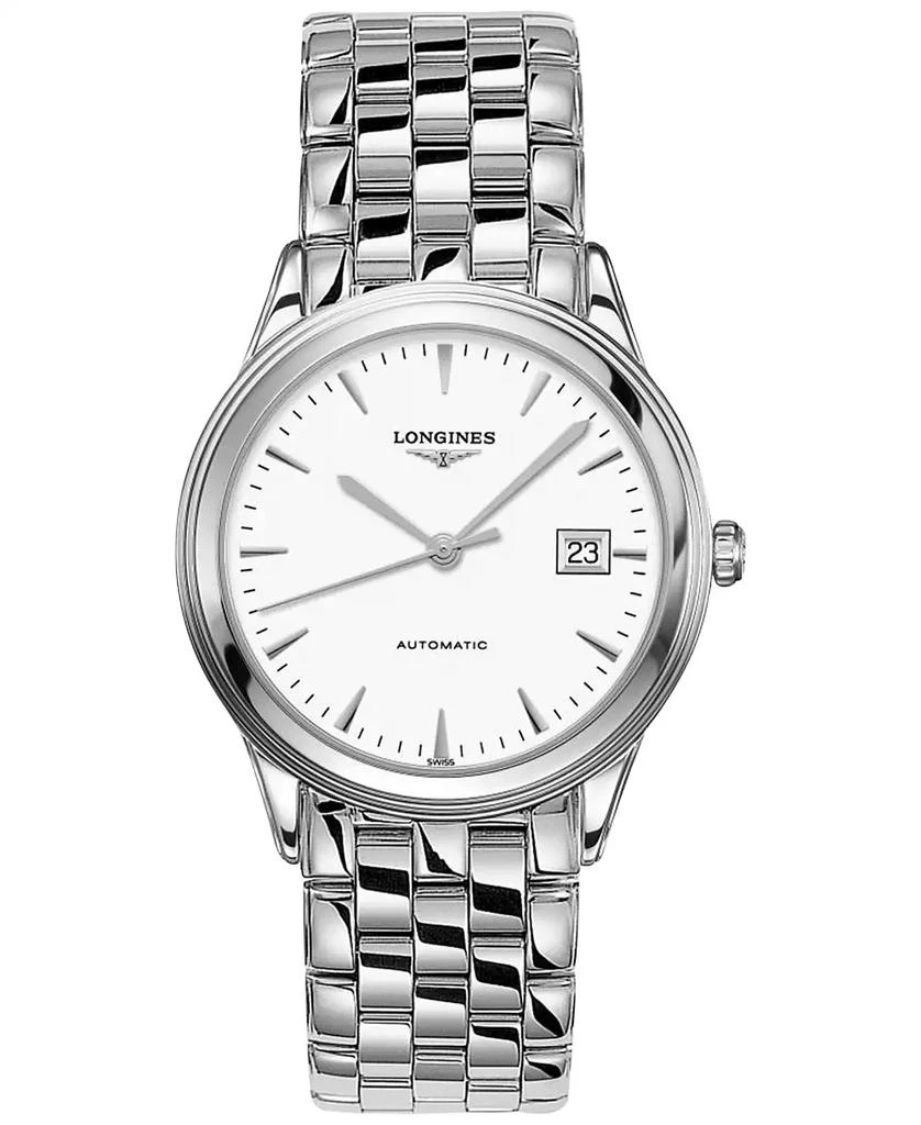 商品Longines|Men's Swiss Automatic Flagship Stainless Steel Bracelet Watch 38mm,价格¥12868,第1张图片