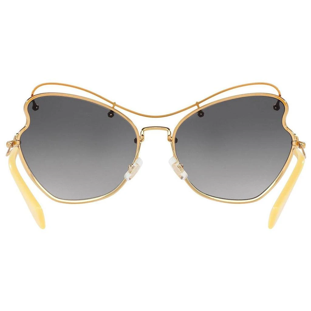 商品Miu Miu|Miu Miu Women's Sunglasses - Antique Gold Metal Frame Grey Lenses | 56RS-7OE3E265,价格¥1134,第4张图片详细描述