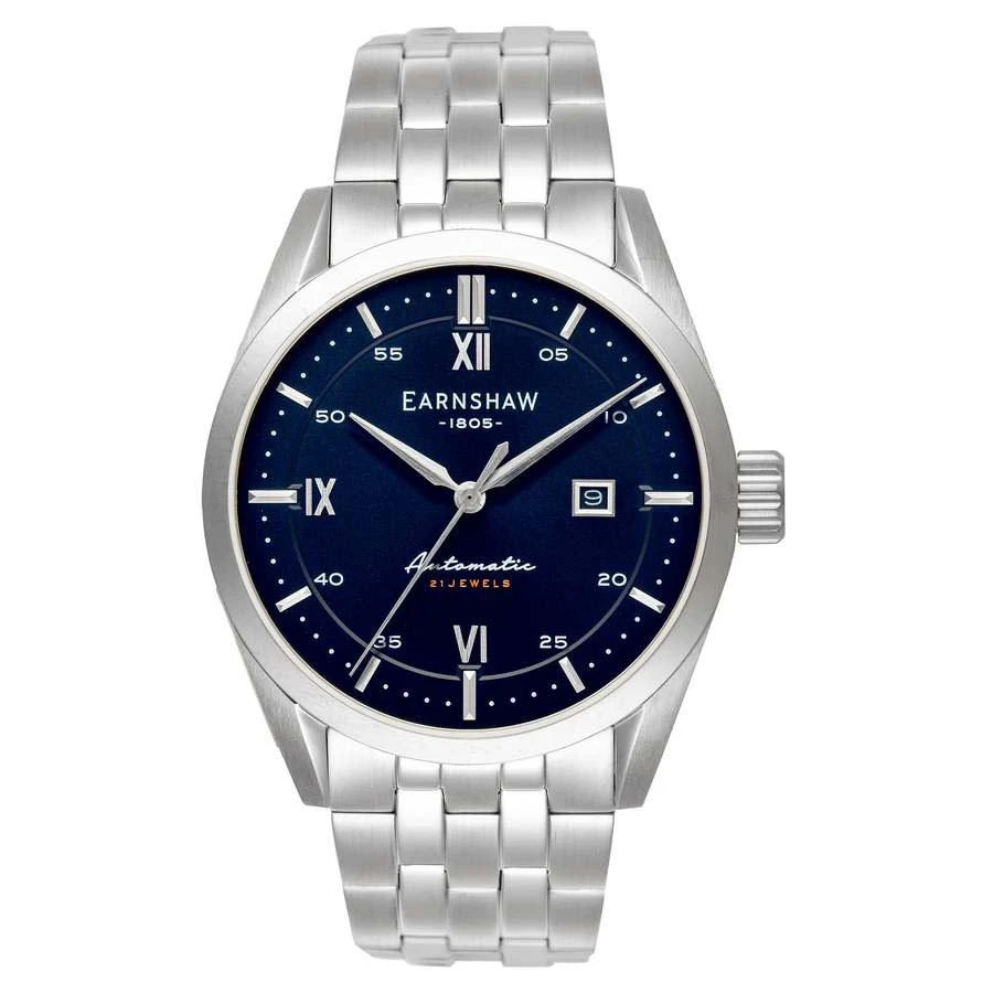 商品Thomas Earnshaw|Smith Precisto Automatic Blue Dial Men's Watch ES-8811-22,价格¥2595,第1张图片