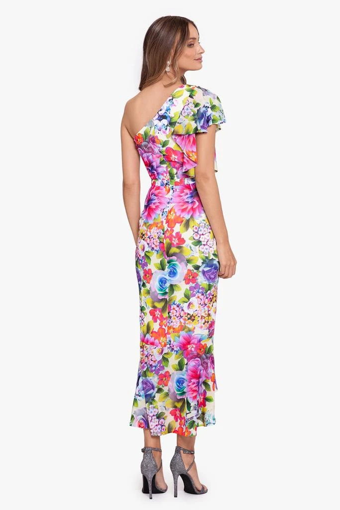 商品Betsy & Adam|Chiffon Print One Shoulder Midi Dress,价格¥949,第3张图片详细描述