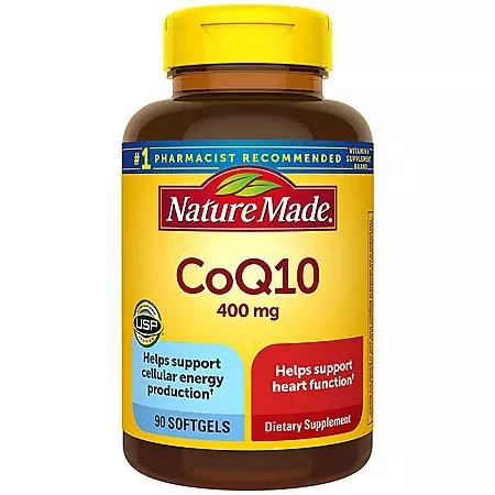商品Nature Made|Nature Made CoQ10 400 mg. Softgels (90 ct.),价格¥291,第1张图片
