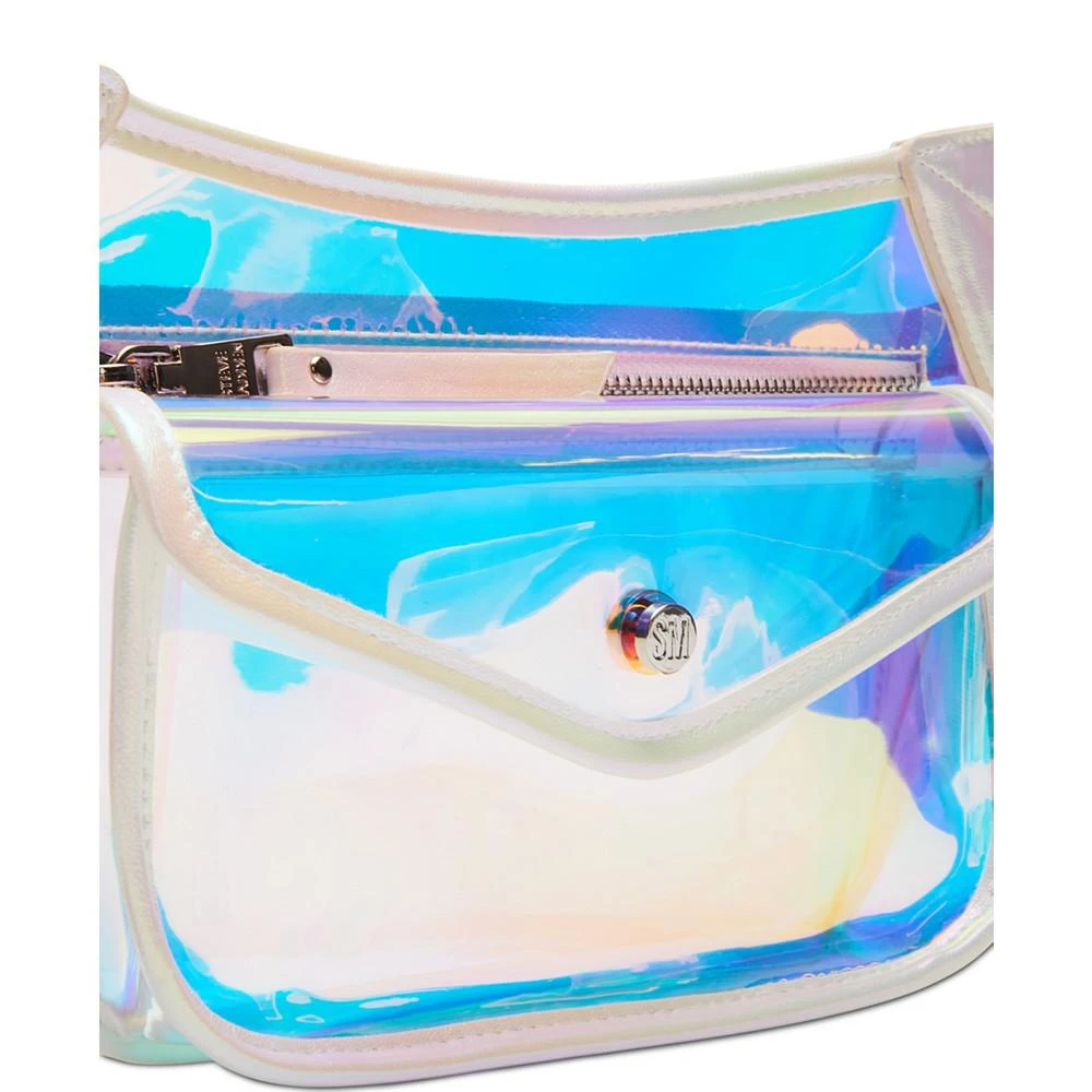 商品Steve Madden|Women's Iridescent Clear Jelly Belt Bag,价格¥216,第4张图片详细描述