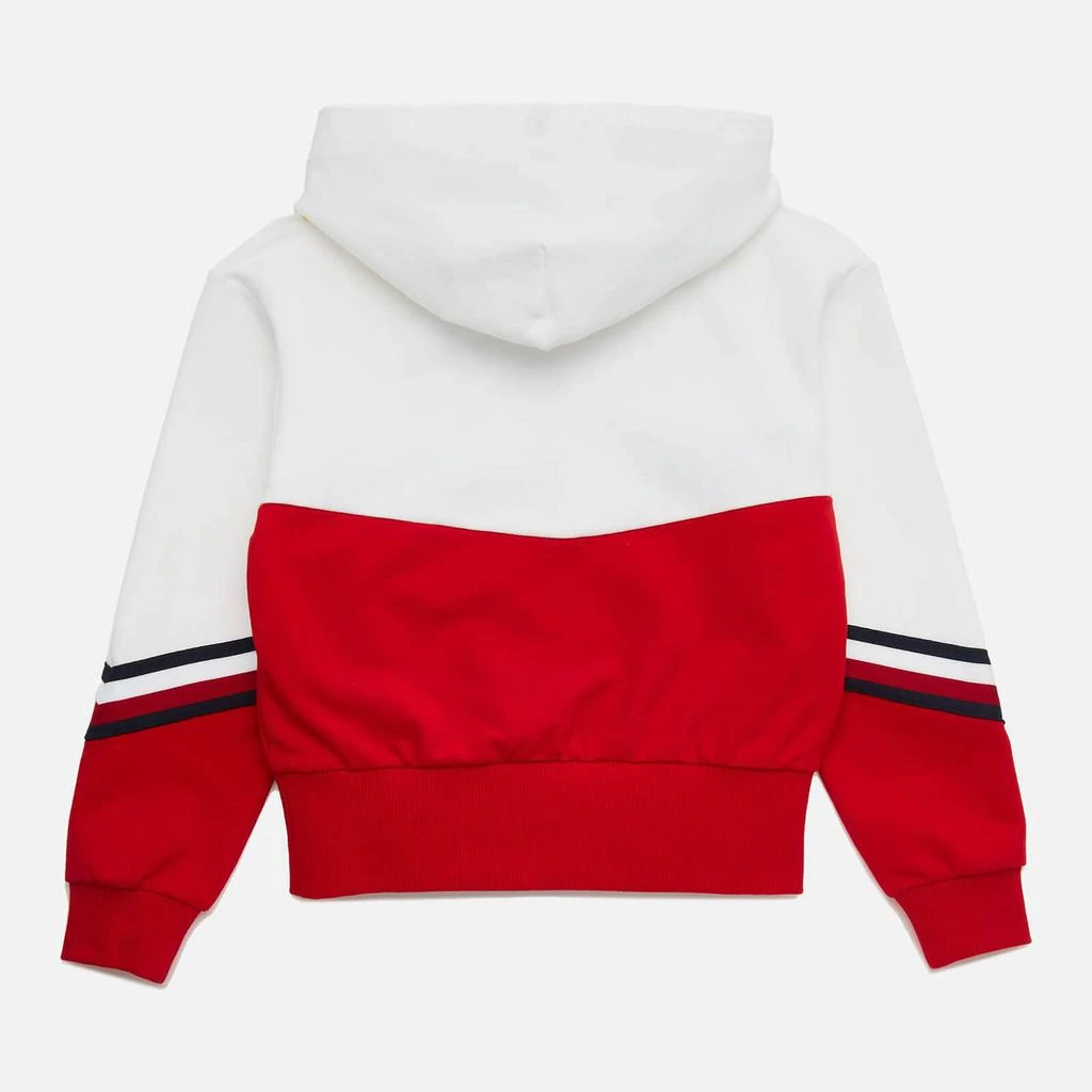 商品Tommy Hilfiger|Tommy Hilfiger Girls' Varsity Chevron Hoodie - White/Deep Crimson,价格¥272,第2张图片详细描述