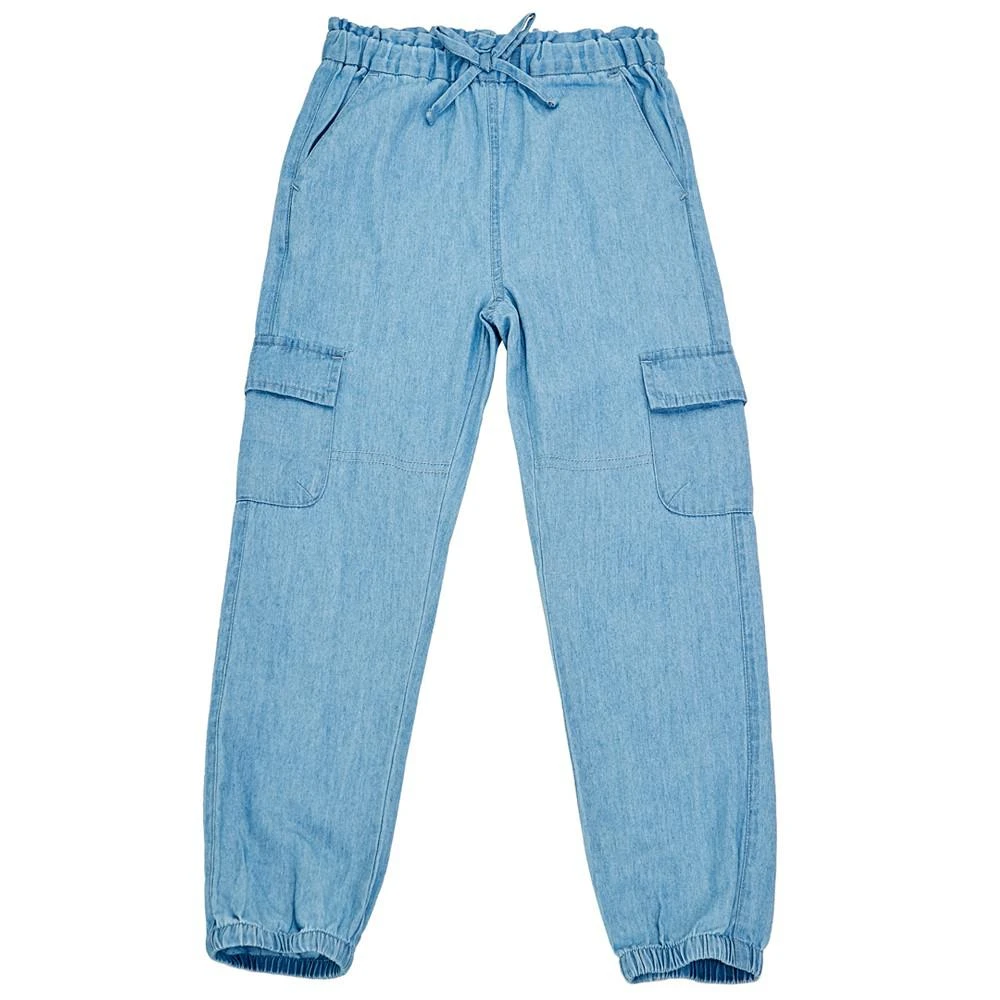 商品Epic Threads|Little Girls Denim Cargo Joggers, Created For Macy's,价格¥220,第1张图片