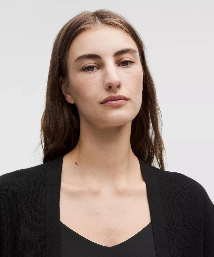 商品Lululemon|Boxy Cotton-Blend Knit Wrap,价格¥1077,第4张图片详细描述