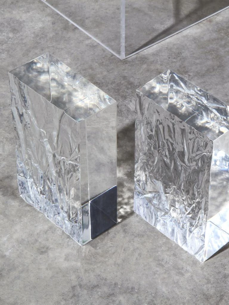 商品L'Afshar|Set Of 2 Crushed Iced Bookends,价格¥1507,第1张图片