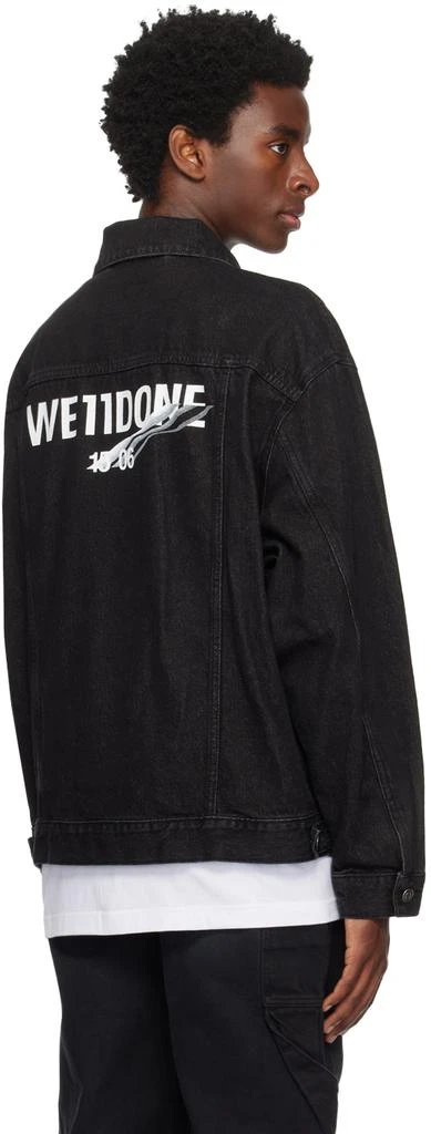 商品We11done|Black '1506' Denim Jacket,价格¥1571,第3张图片详细描述