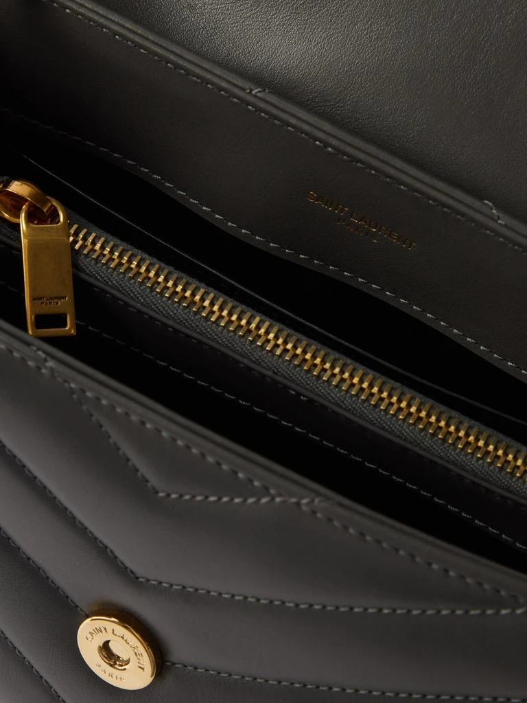 商品Yves Saint Laurent|Loulou small quilted-leather shoulder bag,价格¥24947,第5张图片详细描述