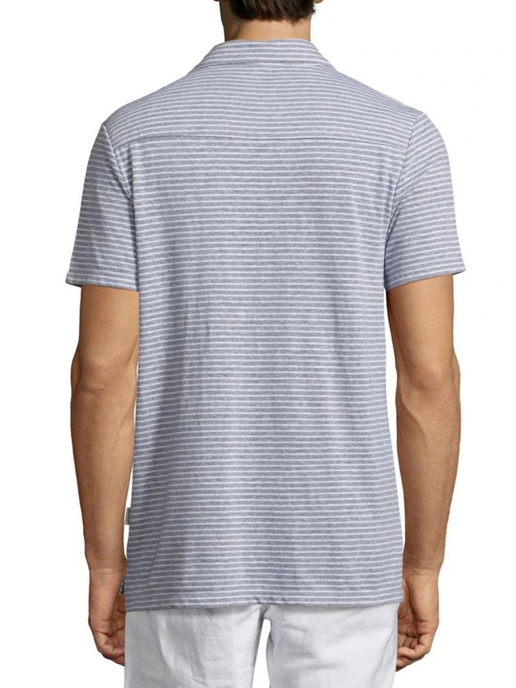 商品Onia|Shaun Striped Polo,价格¥358,第2张图片详细描述