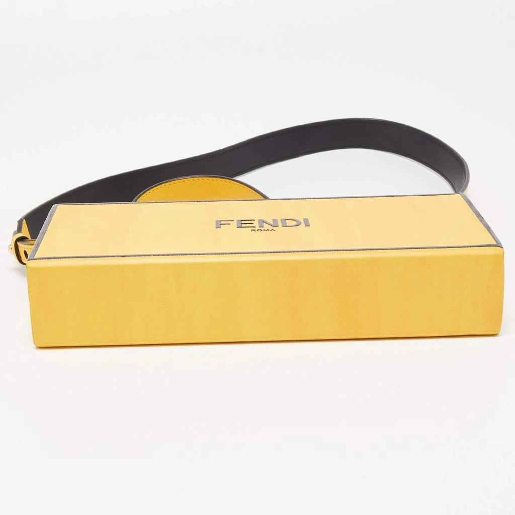Fendi Yellow Leather Horizontal Box Crossbody Bag 商品