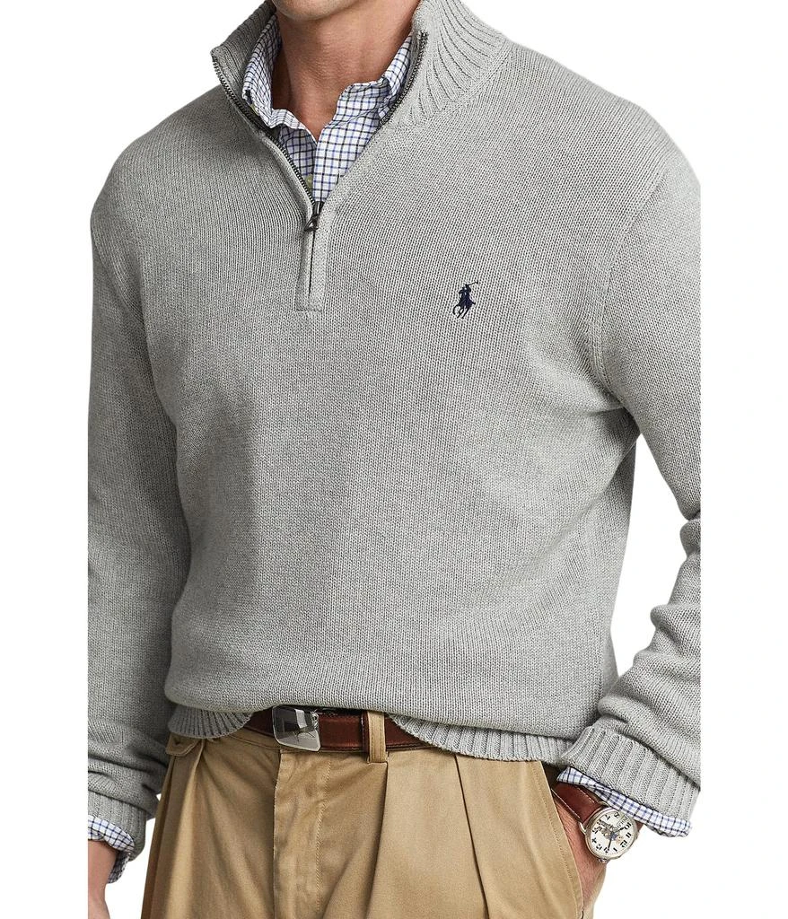 商品Ralph Lauren|Cotton 1/4 Zip Sweater,价格¥1089,第3张图片详细描述