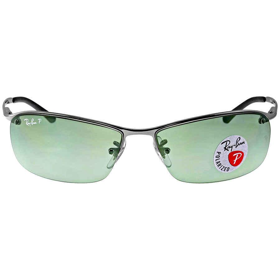 Óculos de Sol Masculinos Ray-Ban Clássicos G-15 Polarizados Verdes RB3522 004/9A 64 image 2