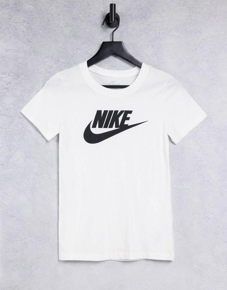 商品NIKE|Nike Essentials Icon Futura logo t-shirt in white,价格¥159,第1张图片