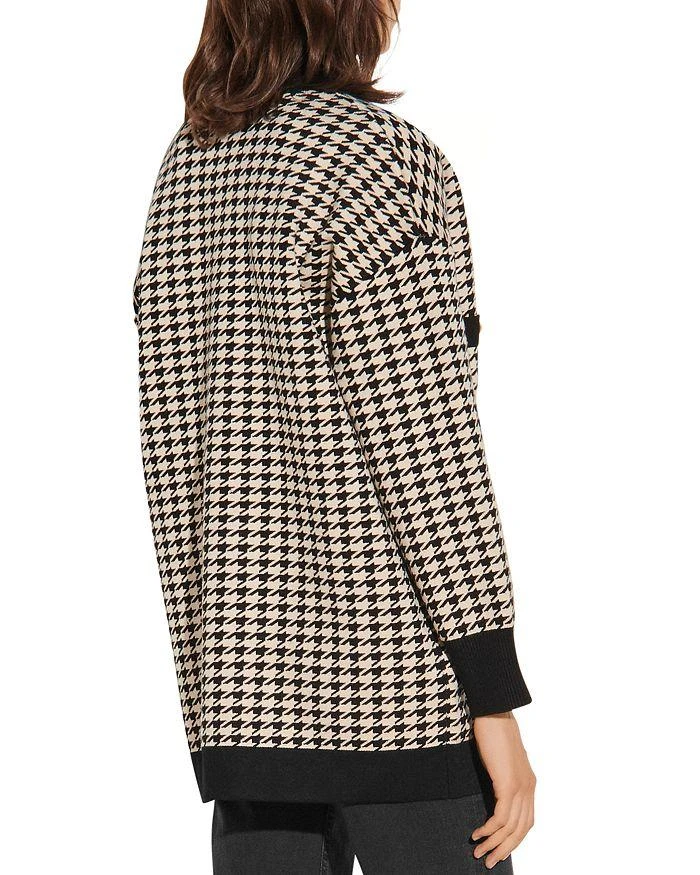 商品Sandro|Dane Oversized Houndstooth Cardigan,价格¥2955,第2张图片详细描述