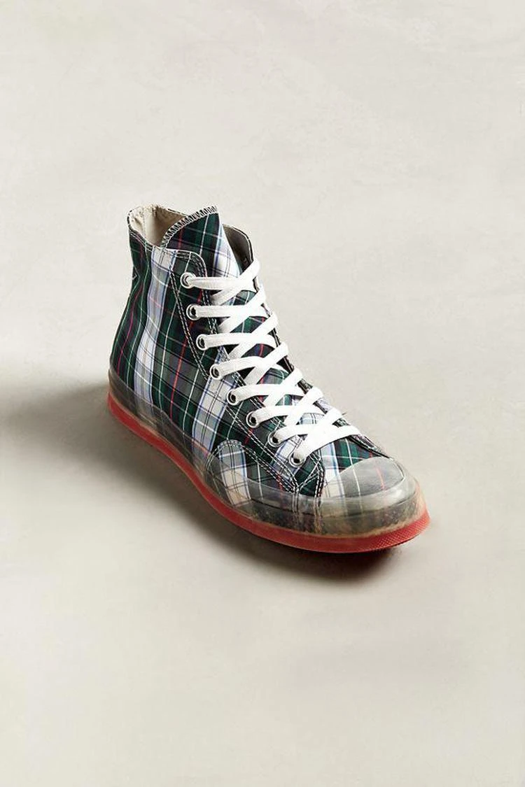 商品Converse|Converse Chuck 70 Plaid Clear Sole High Top 休闲鞋,价格¥674,第2张图片详细描述