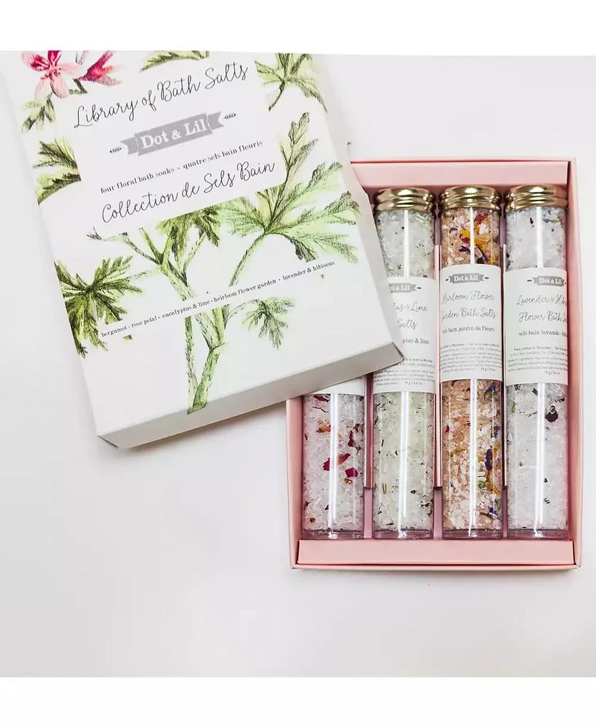 商品Dot & Lil|4-Pc. Library Of Bath Salts Gift Set,价格¥255,第1张图片