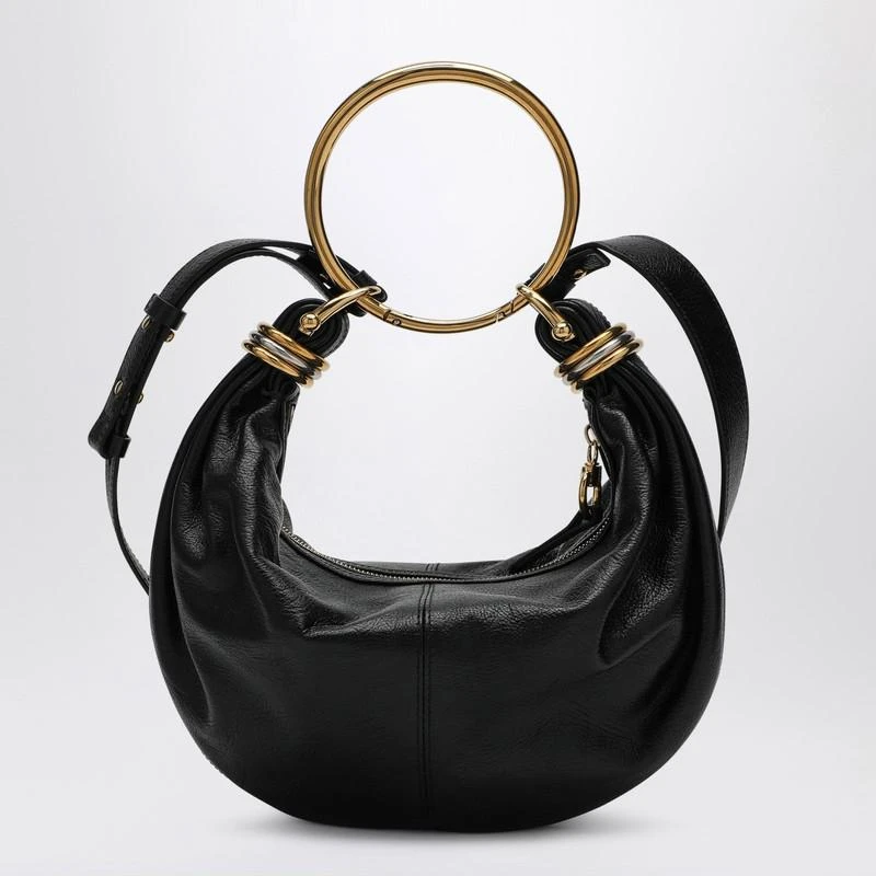 商品Chloé|Small Bracelet Hobo bag black,价格¥17887,第1张图片