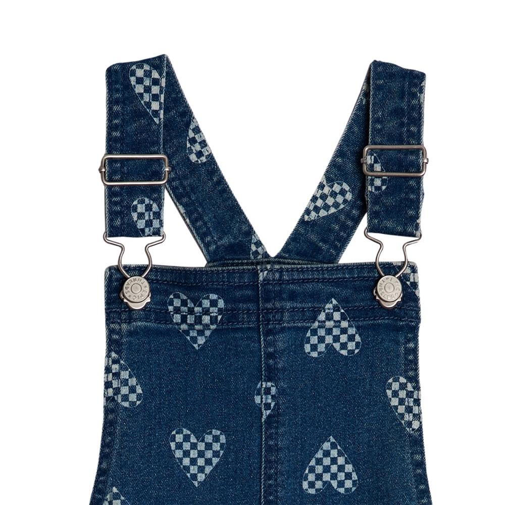 Little Girls All Over Print Denim Skirtall商品第4张图片规格展示