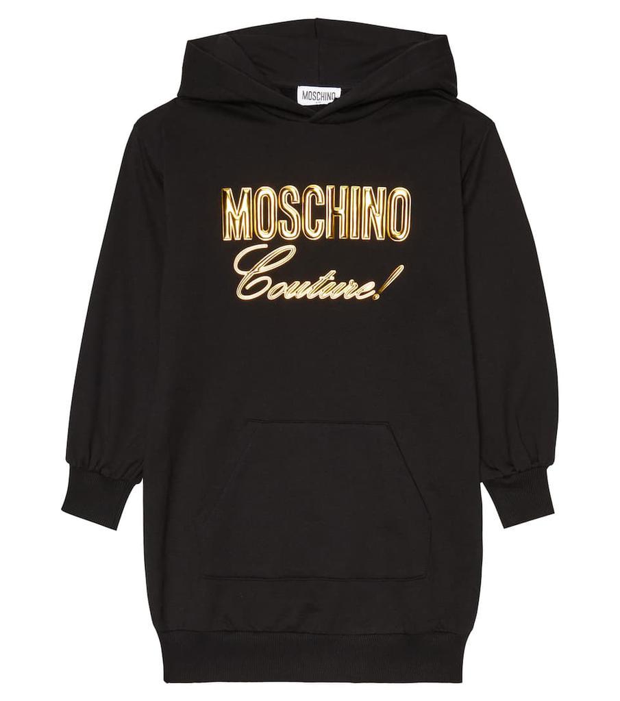 商品Moschino|Logo棉质毛衣式连衣裙,价格¥1280-¥1352,第1张图片