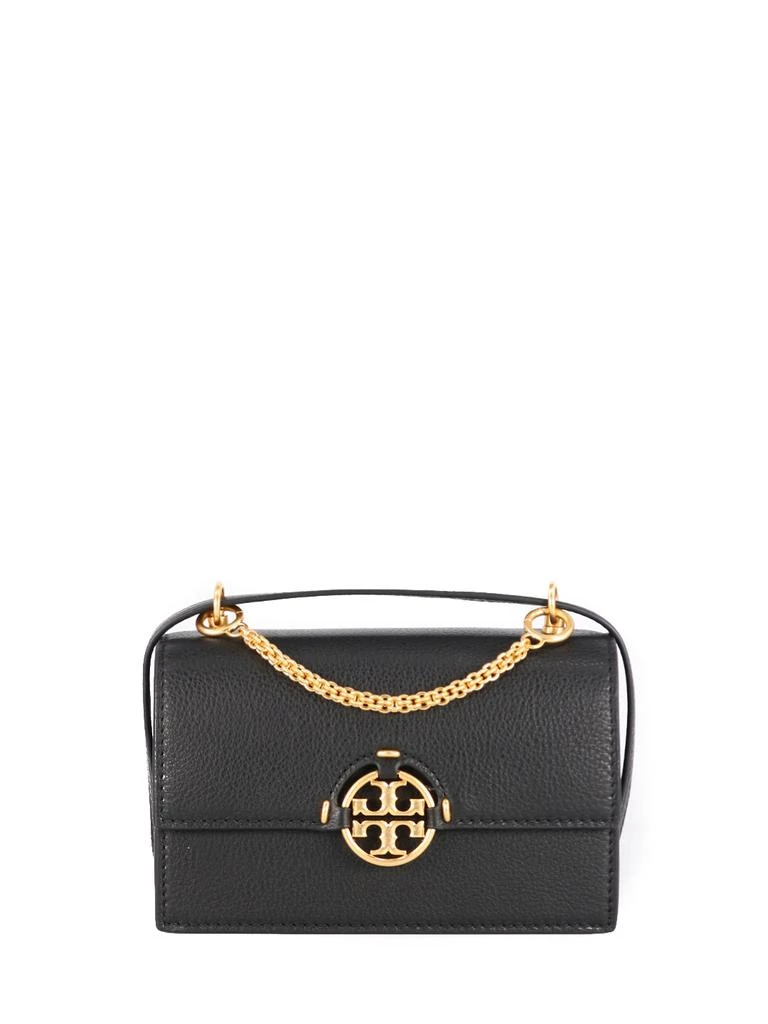 商品Tory Burch|Miller shoulder bag with logo black,价格¥2495,第1张图片