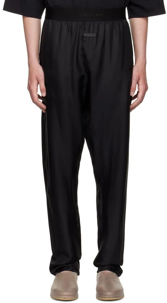 商品Fear of god|Black Viscose Lounge Pants,价格¥2946,第1张图片