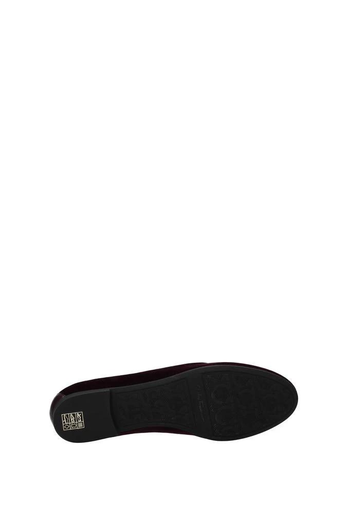 商品Salvatore Ferragamo|Loafers trifoglio Velvet Violet Blackberry,价格¥1993,第5张图片详细描述