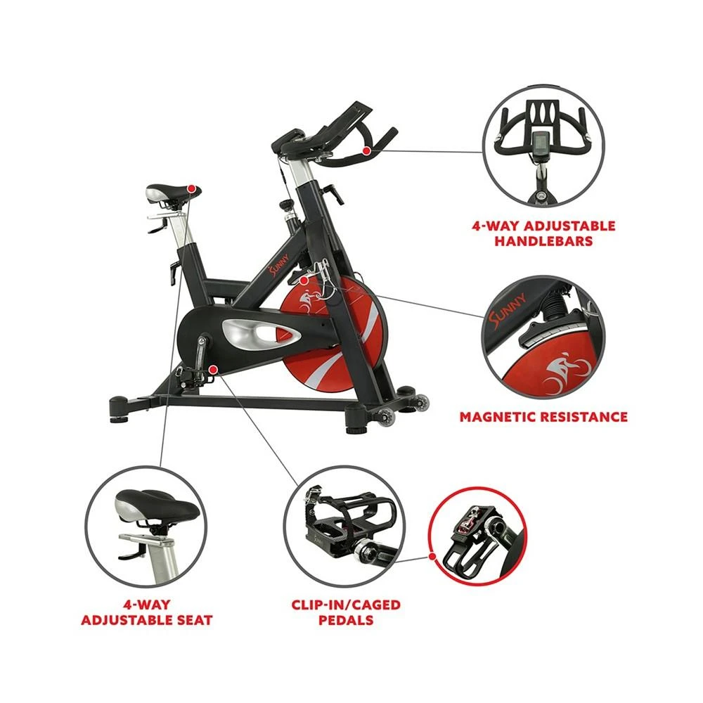 商品Sunny Health & Fitness|Evolution Pro Magnetic Indoor Cycle Exercise Bike, Sf-B1986,价格¥11488,第4张图片详细描述
