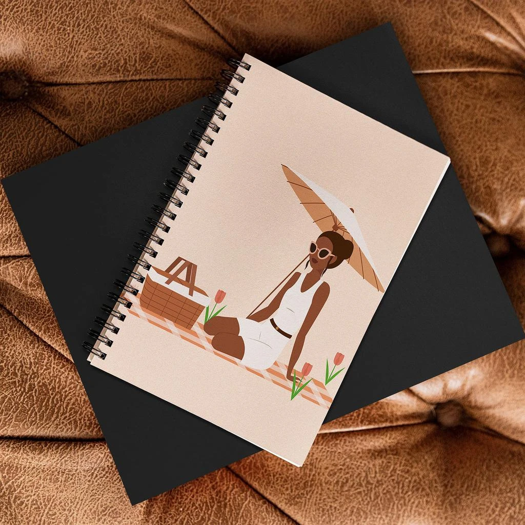 商品DENY Designs|camilleallen a private picnic in the spring Notebook,价格¥169,第3张图片详细描述