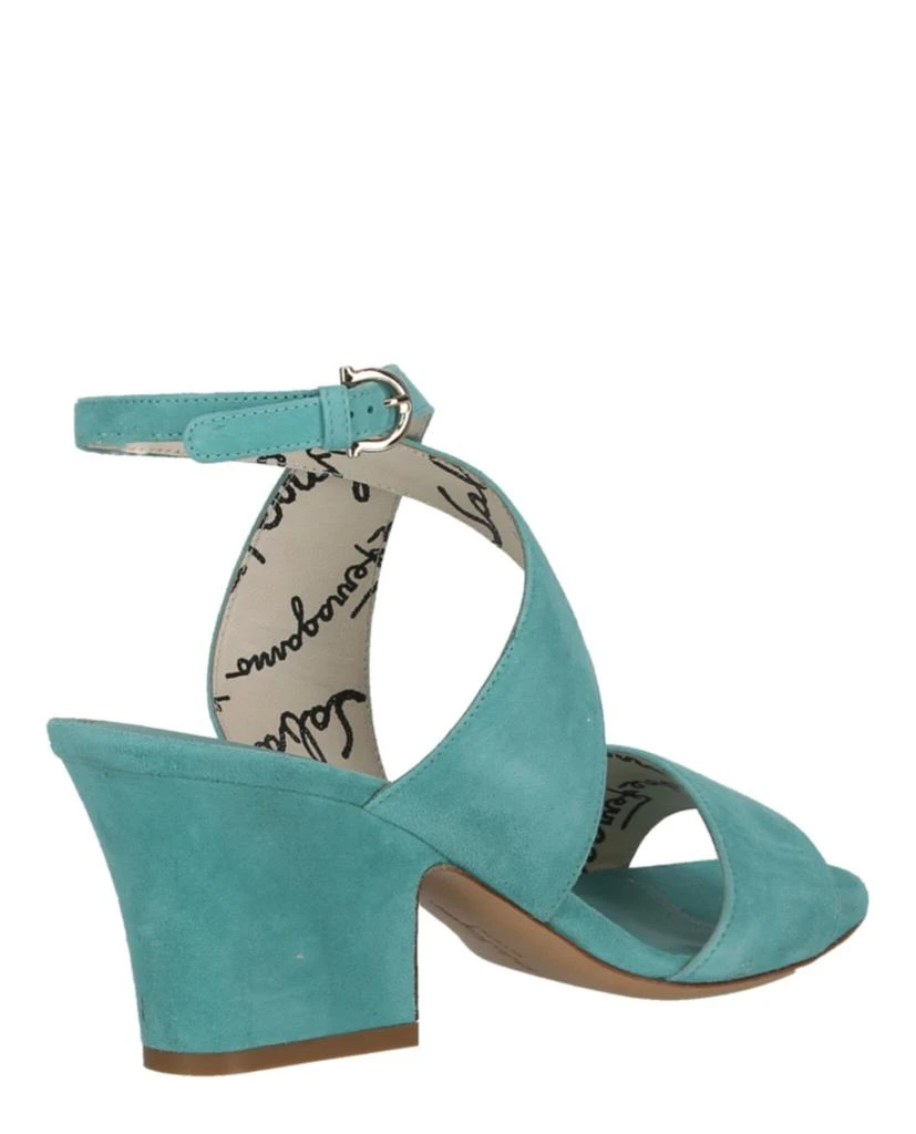 商品Salvatore Ferragamo|Sheena Suede Heel Sandals,价格¥2223,第3张图片详细描述