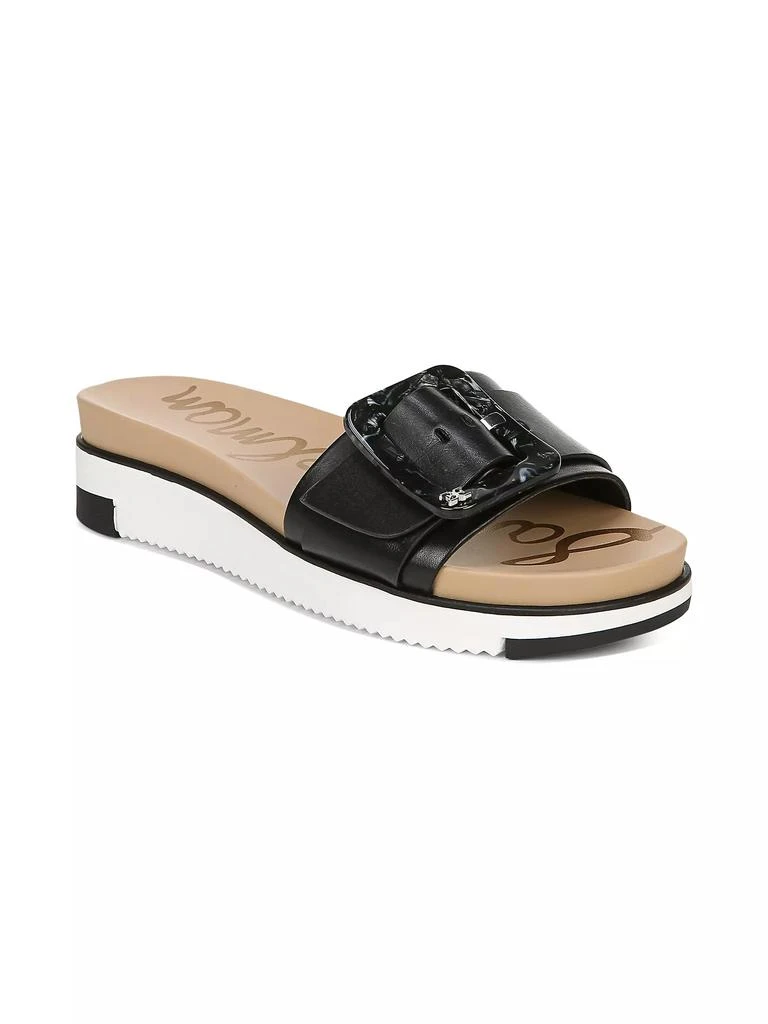 商品Sam Edelman|Ariane Leather Slides,价格¥448,第2张图片详细描述