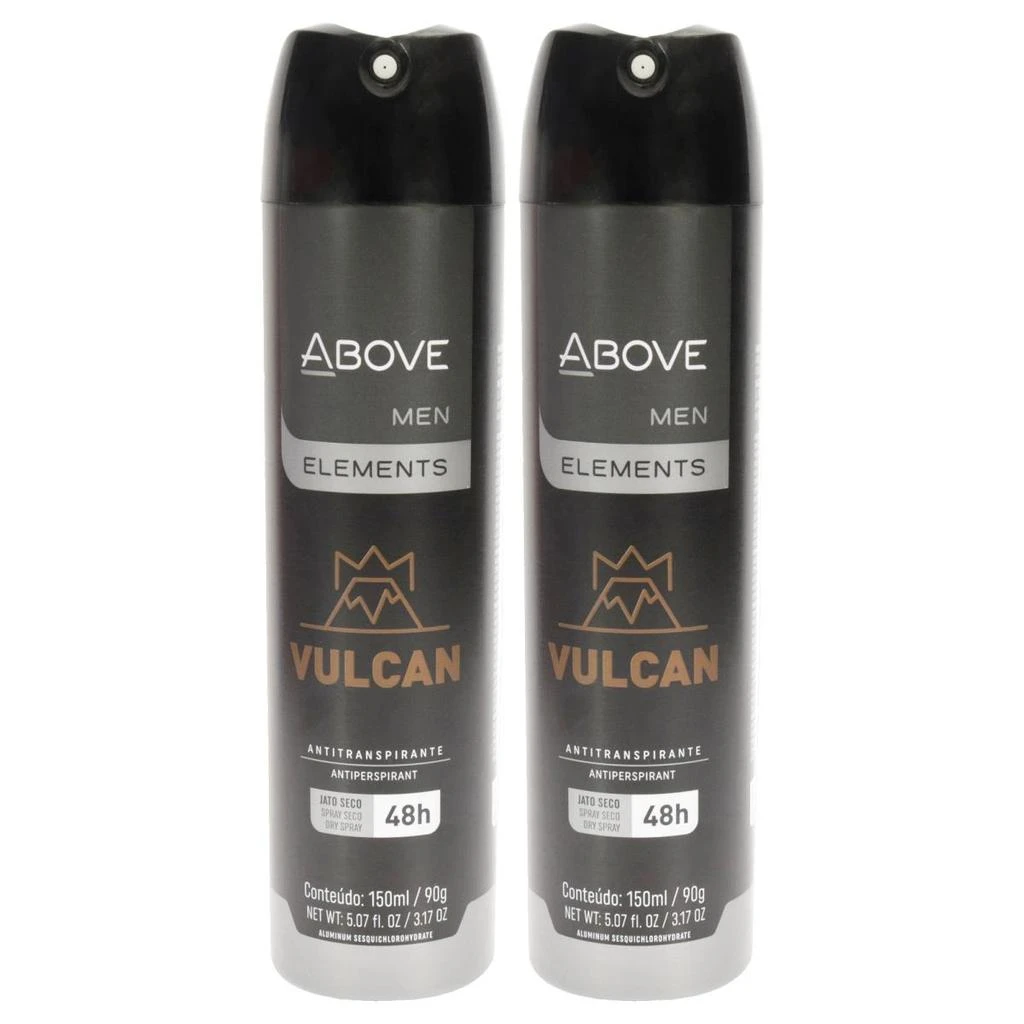 商品Above|3.17 oz 48 Hours Element Antiperspirant Deodorant for Men - Vulcan - Pack of 2,价格¥155,第1张图片