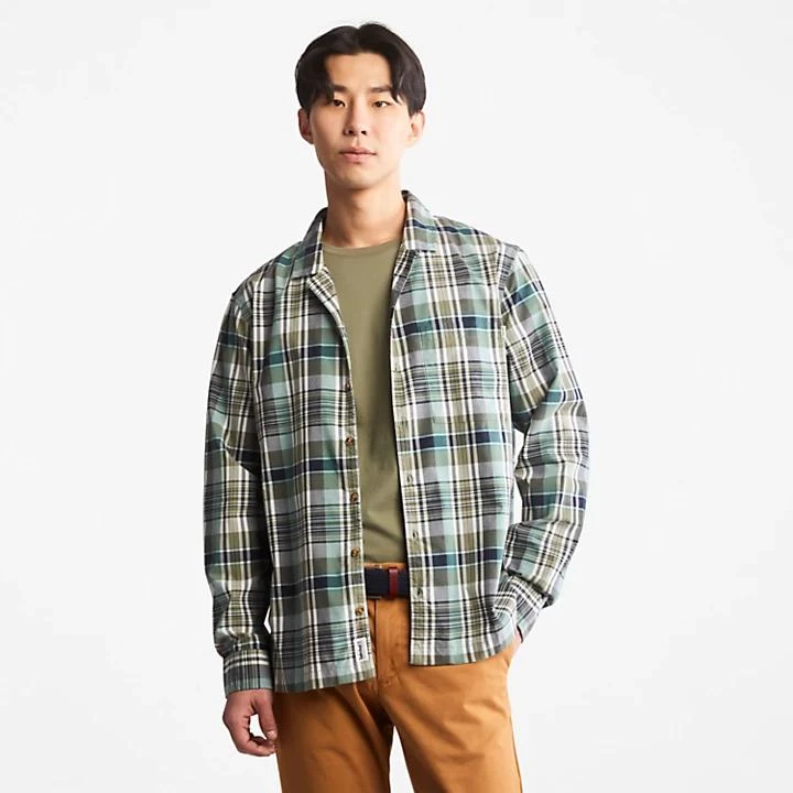 商品Timberland|Outdoor Heritage Check Shirt for Men in Green,价格¥324,第1张图片
