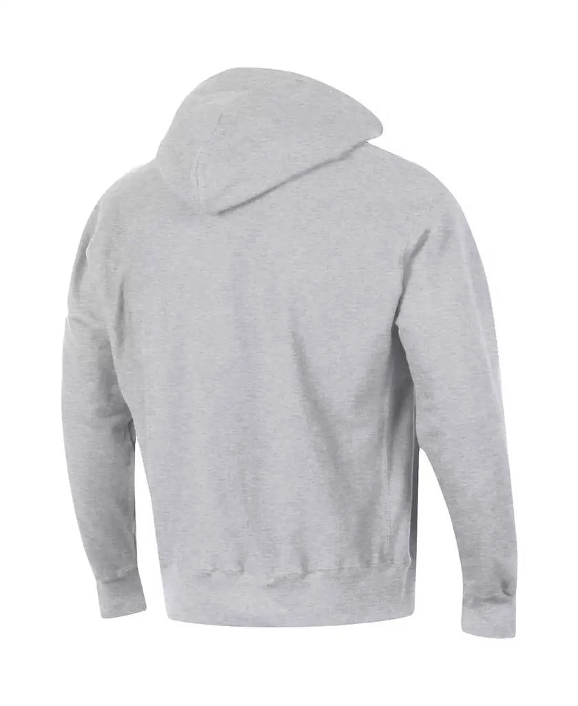 商品CHAMPION|Men's Heathered Gray Ohio State Buckeyes Big and Tall Reverse Weave Fleece Pullover Hoodie Sweatshirt,价格¥449,第2张图片详细描述