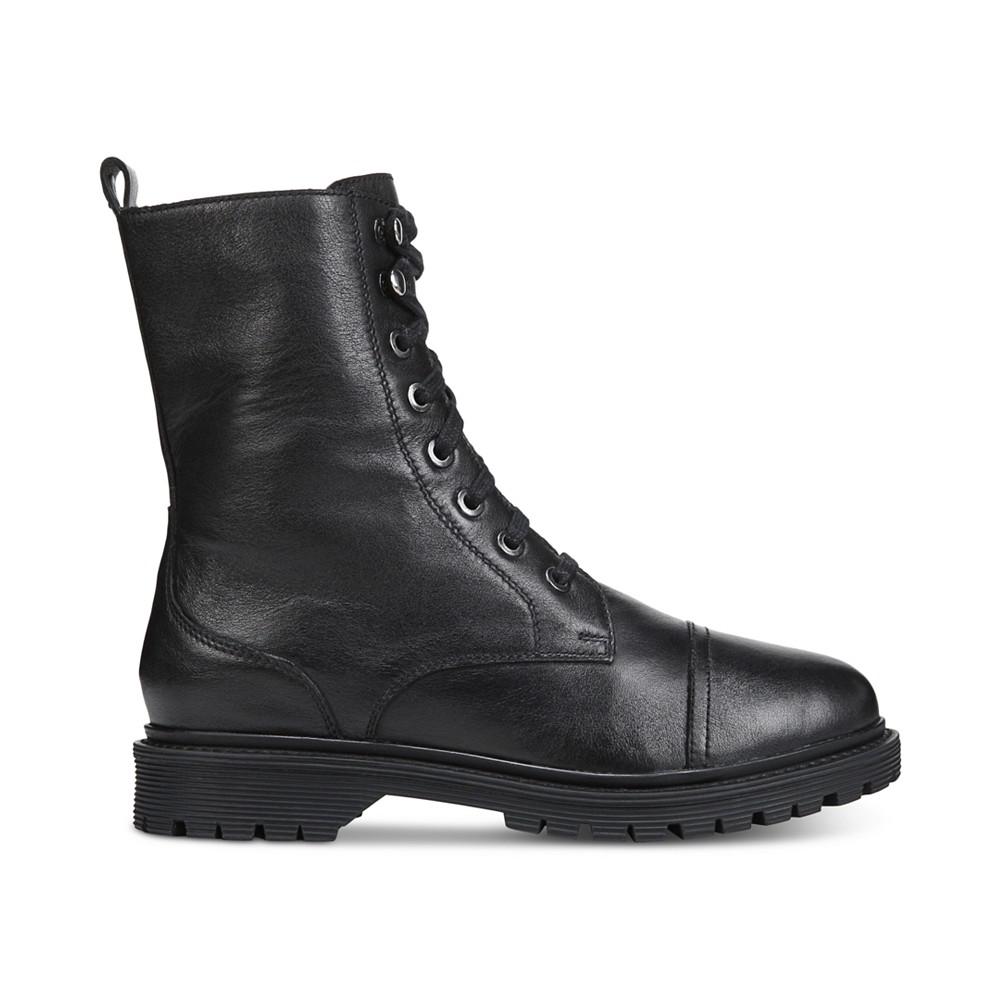 Women's Bruna Lace-Up Combat Boots商品第2张图片规格展示