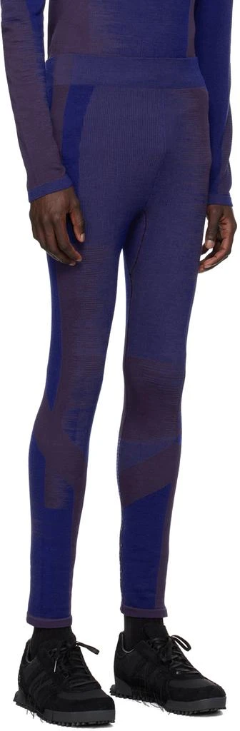 商品Y-3|Navy & Purple Seamless Leggings,价格¥494,第2张图片详细描述