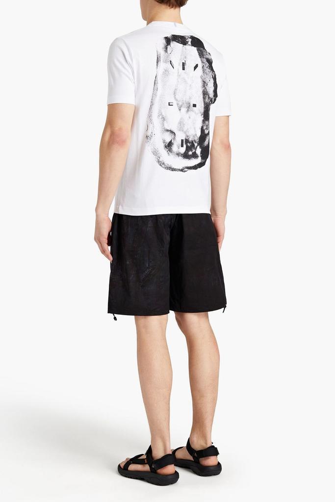 商品Alexander McQueen|Slim-fit appliquéd printed cotton-jersey T-shirt,价格¥783,第5张图片详细描述