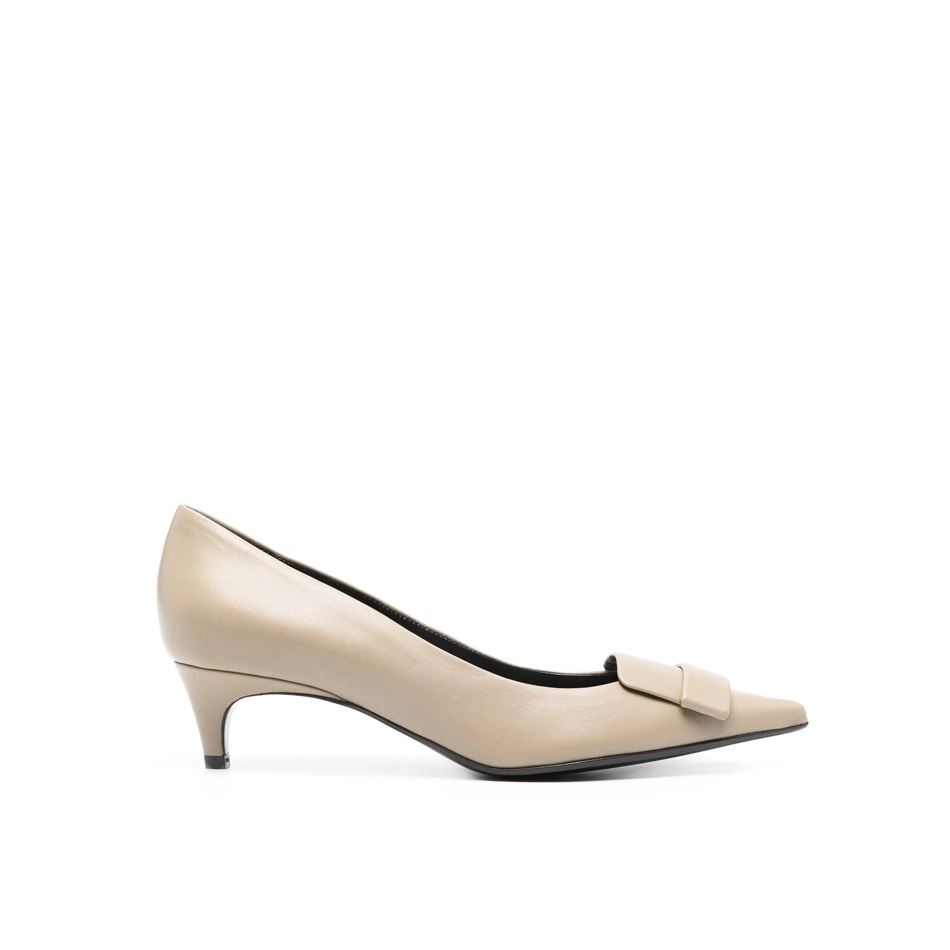 商品【商品预售7天】 Sergio Rossi|Sergio Rossi  A78952MFI9681109180BEIGE 米白色,价格¥3298,第1张图片