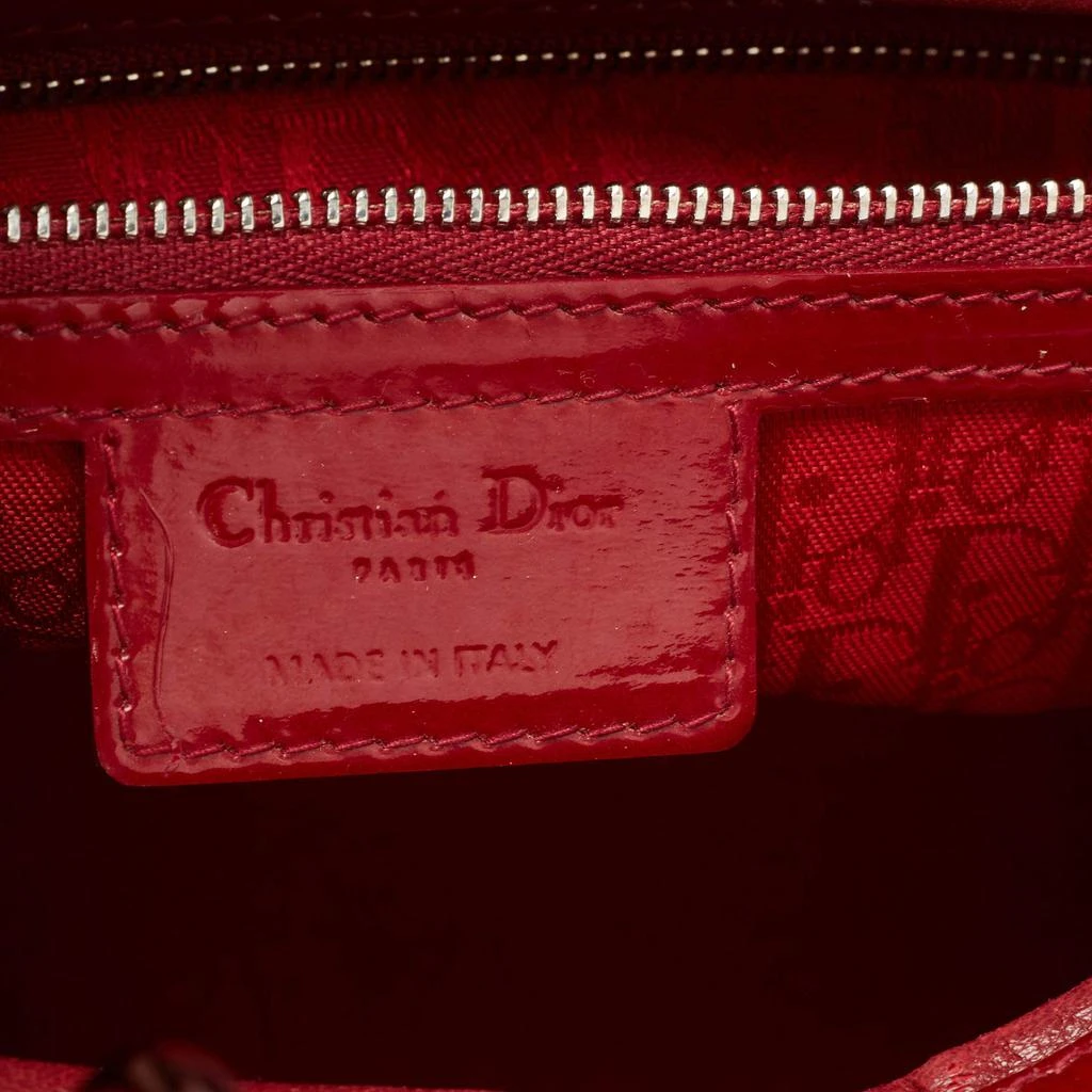 Dior Red Cannage Patent Leather Large Lady Dior Tote 商品