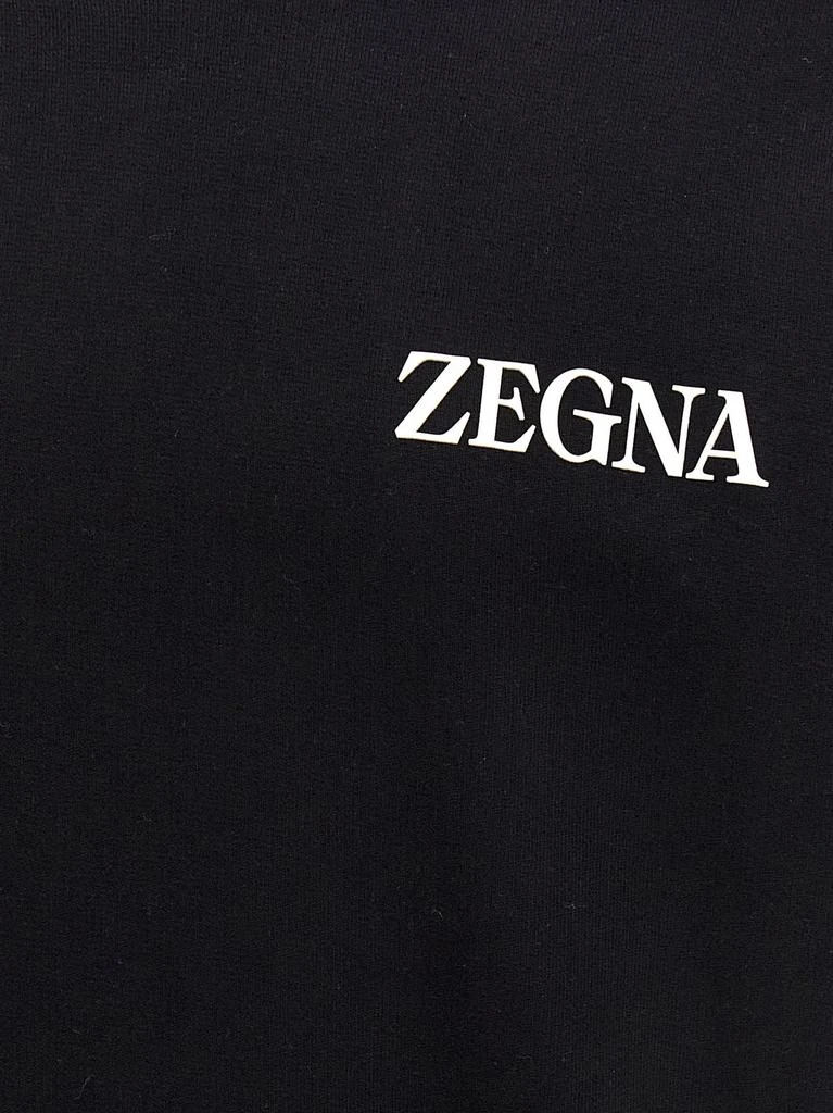 商品Zegna|Ermenegildo Zegna Logo Embossed Crewneck Sweatshirt,价格¥2376,第4张图片详细描述