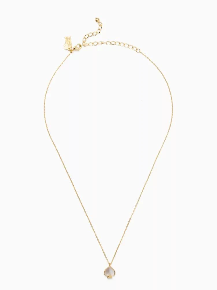 商品Kate Spade|Signature Spade Mini Pendant,价格¥218,第2张图片详细描述