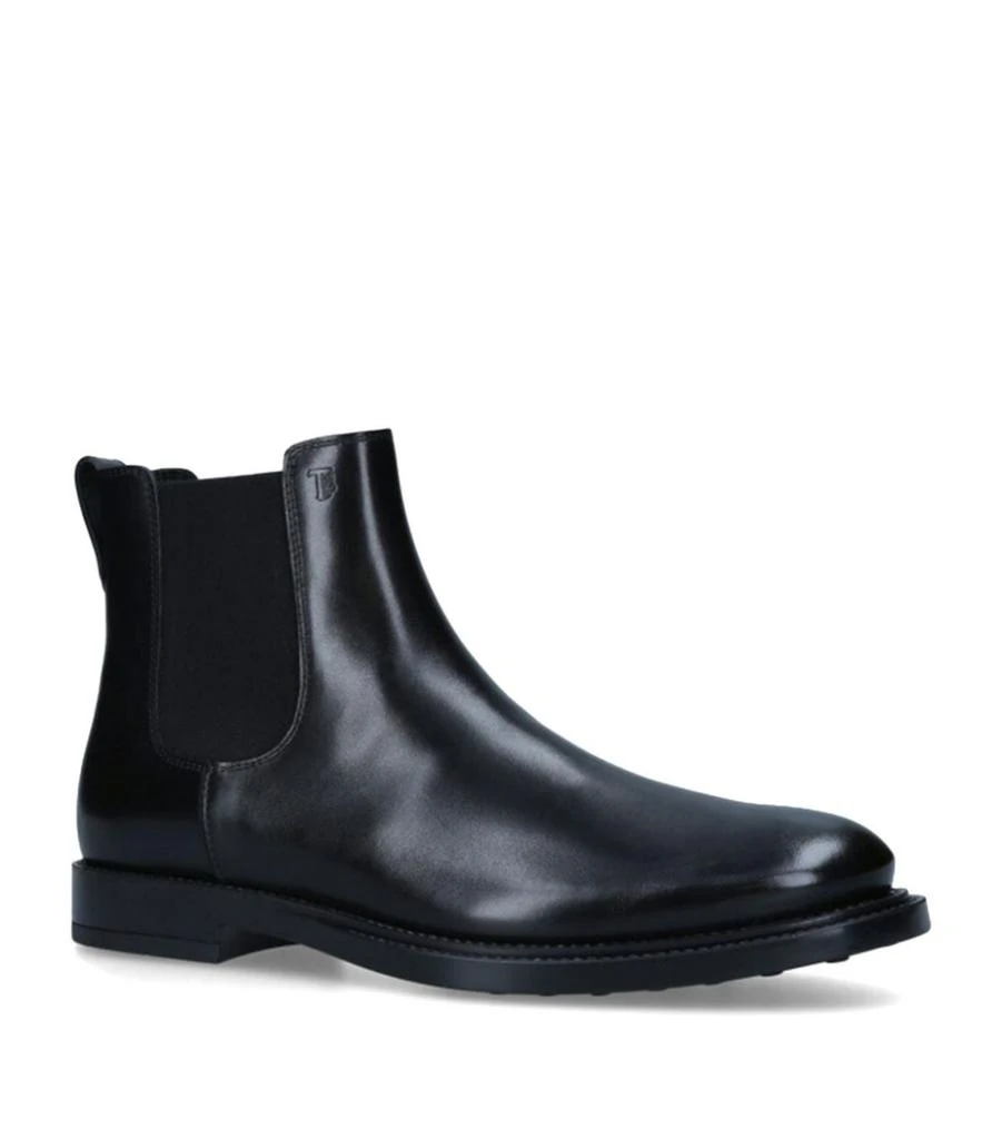 商品Tod's|Leather Stivaletto Chelsea Boots,价格¥5951,第1张图片