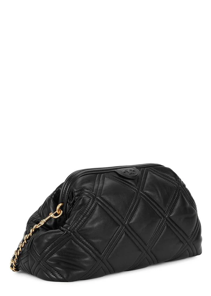 商品Tory Burch|Fleming black quilted leather shoulder bag,价格¥5854,第2张图片详细描述