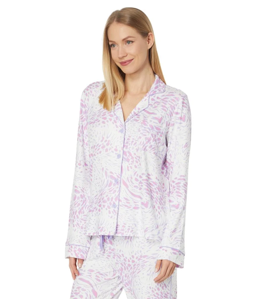 商品P.J. Salvage|Walk The Line Grey Striped PJ Set,价格¥793,第2张图片详细描述