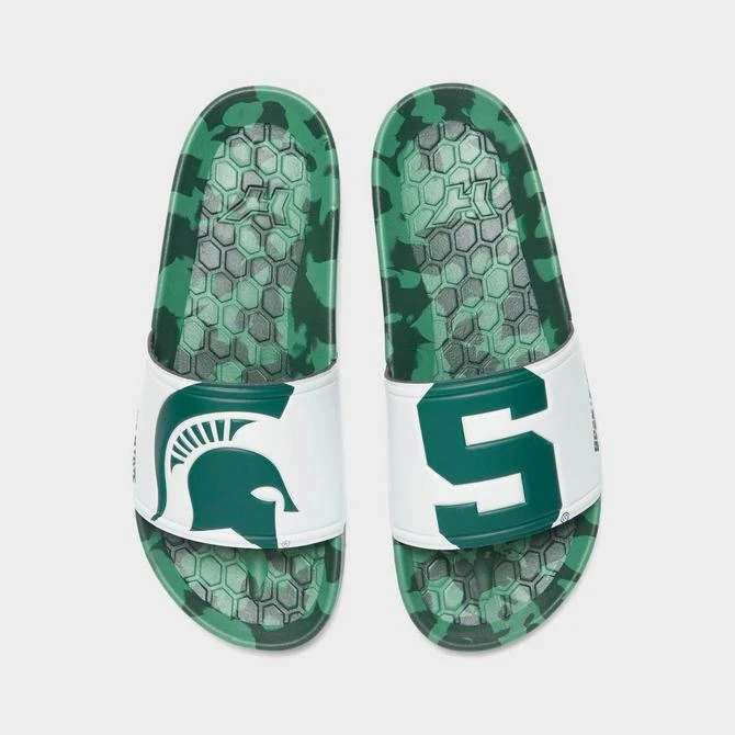 Hype Co. Michigan State Spartans College Slydr Slide Sandals 商品