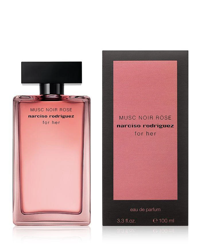 商品Narciso Rodriguez|For Her Musc Noir Rose Eau de Parfum 3.3 oz.,价格¥1078,第2张图片详细描述