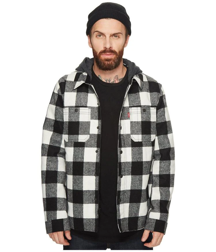 商品Levi's|Wool Blend Trucker with Jersey Hood and Soft Sherpa Lining,价格¥720,第1张图片