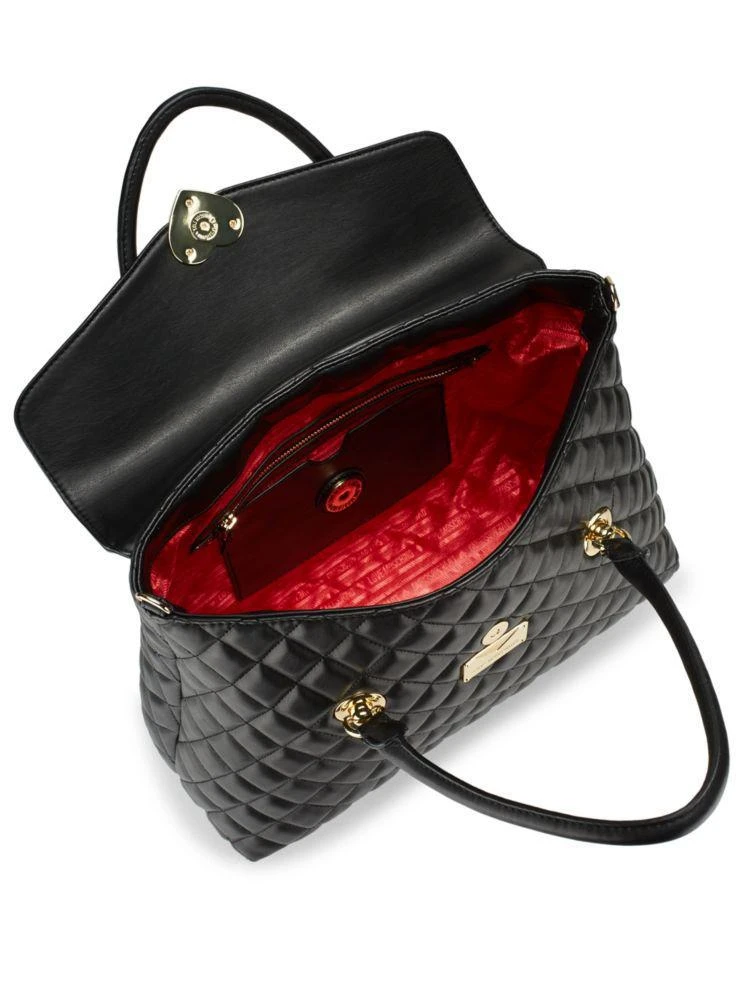 商品Moschino|Quilted Satchel,价格¥1062,第2张图片详细描述
