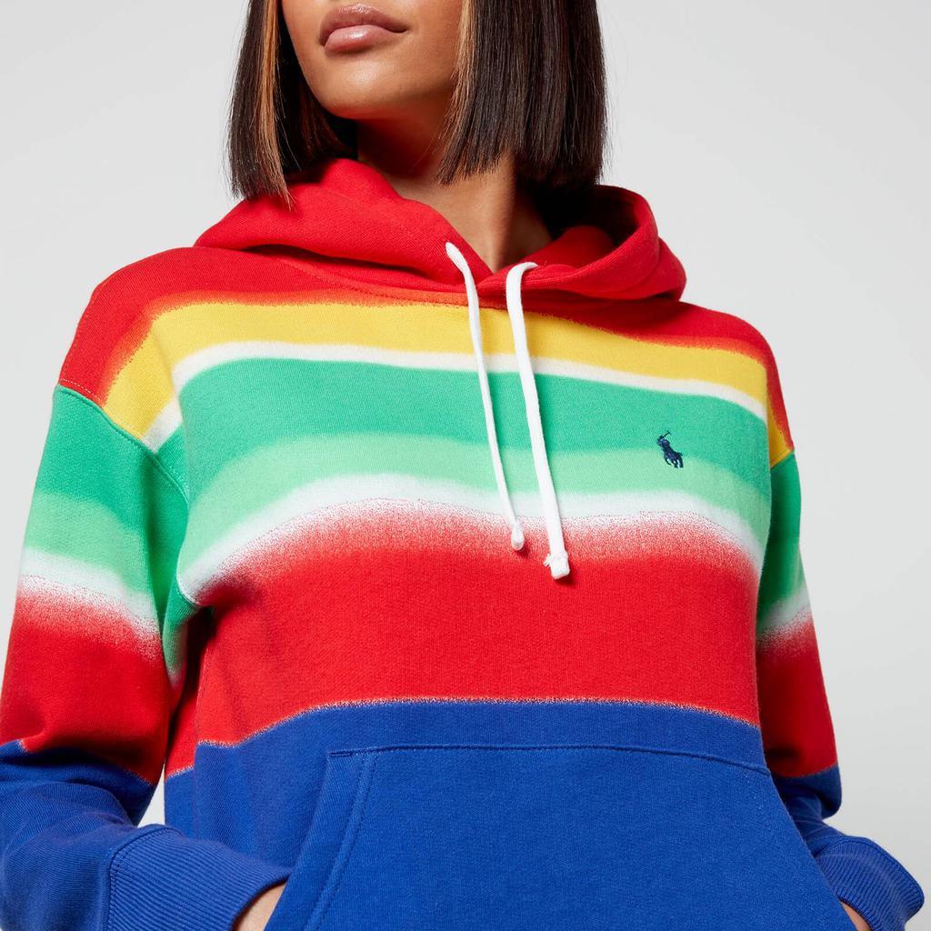 商品Ralph Lauren|Polo Ralph Lauren Women's Stripe Hooded Sweatshirt - Spectra,价格¥611,第6张图片详细描述