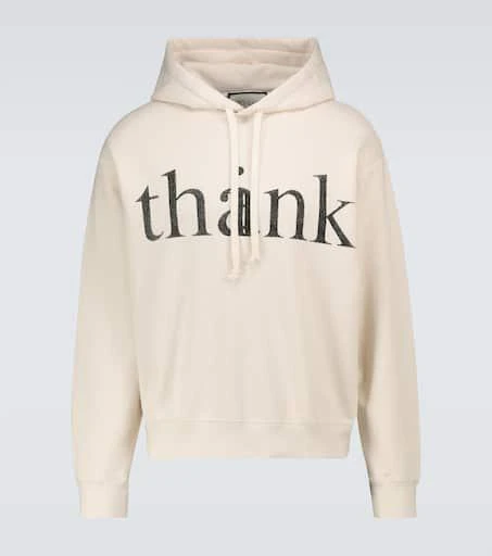 商品Gucci|Think/Thank连帽运动衫,价格¥6645,第1张图片