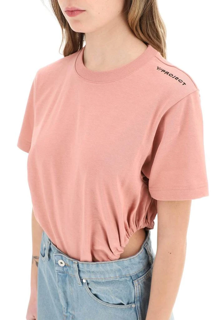 商品Y/Project|RUCHED T-SHIRT BODYSUIT,价格¥892,第5张图片详细描述